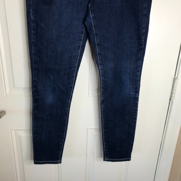 Michael Kors Womens Izzy Skinny Jeans Dark Blue - Picture 3 of 7